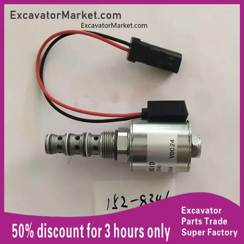 

for Carter Solenoid Valve 152-8346 Steel High Quality Excavator Parts High-quality accessories For excavator