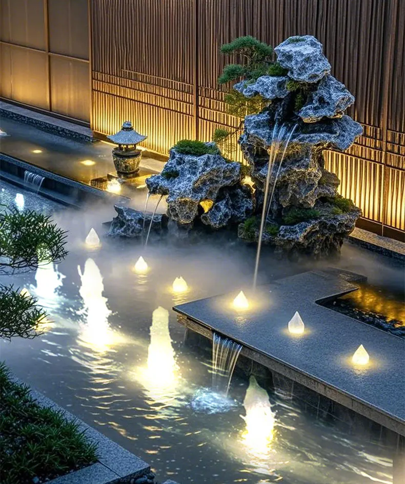 

Landscape Fountain Nozzle Set Courtyard Water Feature Full Equipment Package Custom Pipe Assembly for Small Fish Pond Fountains