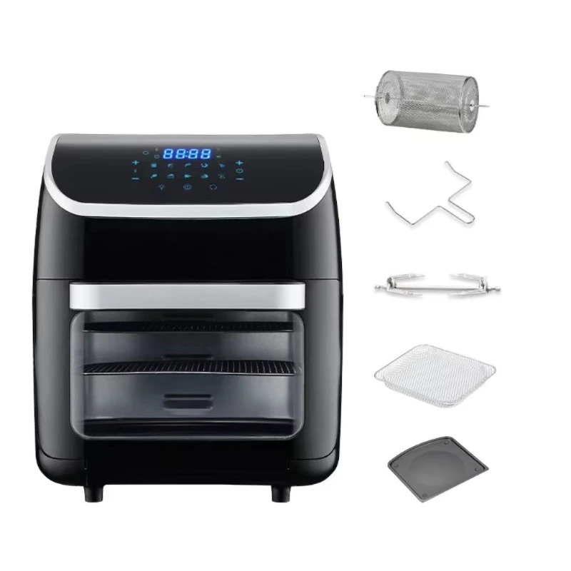 

14L Large Capacity LCD Display Smart Touch Screen Keys Multifunctional Healthy Air Fryer