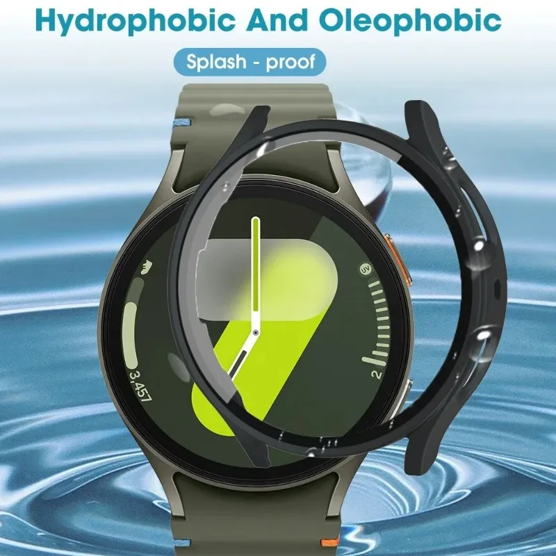 PC Case for Samsung Galaxy Watch 7 40mm 44mm Protection Case Plastic Coverage Protector Bumper No Glass SmartWatch Accessories