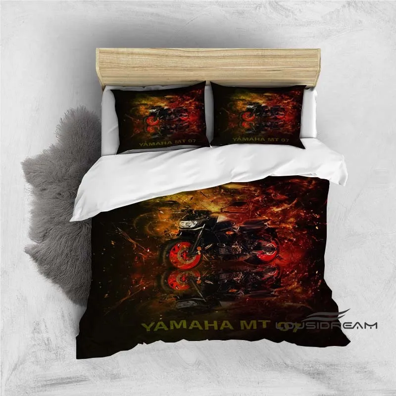 3D Y-Yamaha Printed Bedding Sets Exquisite Bedding Supplies Set Duvet Cover Bedding Set Luxury Birthday Gift