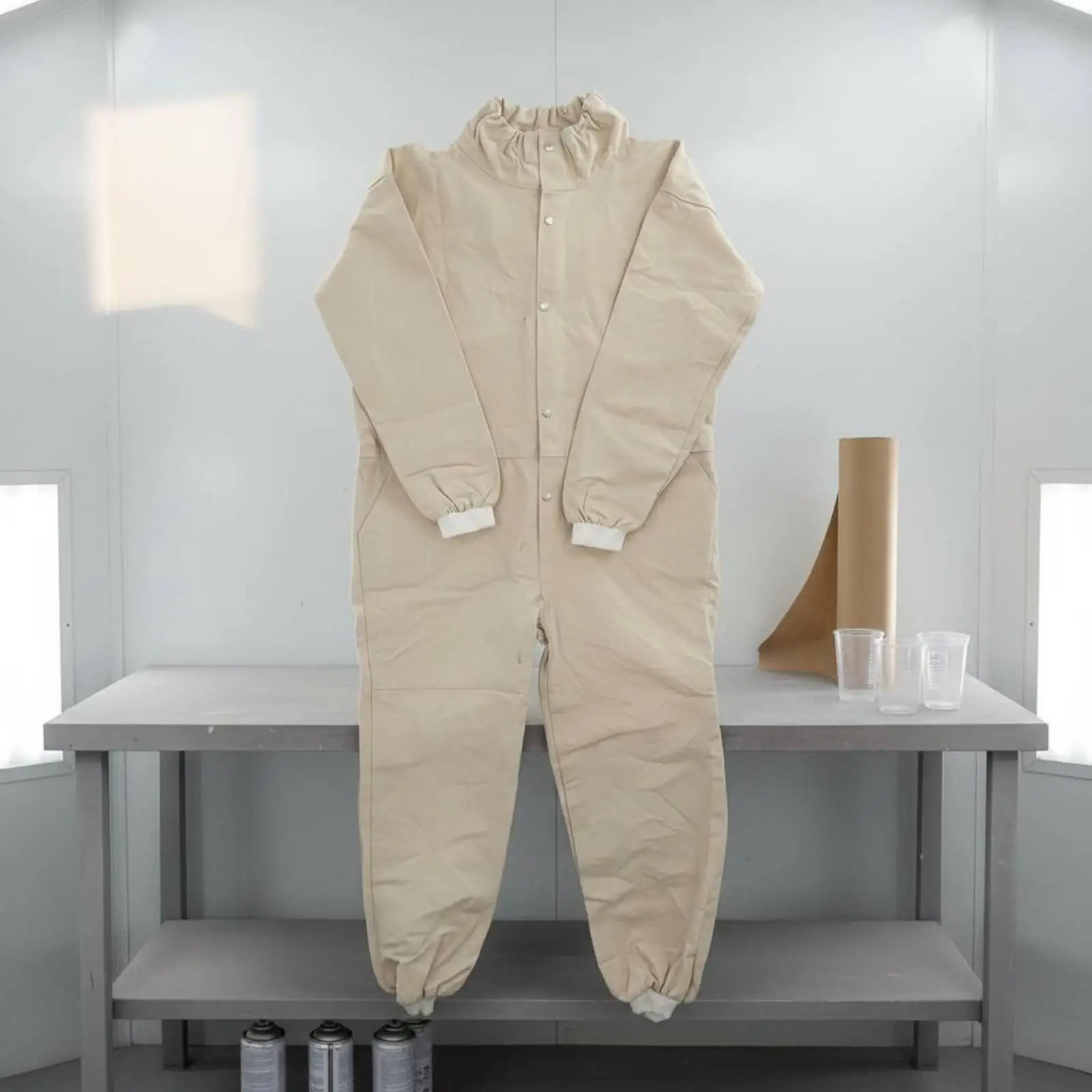 Canvas Sandblasting Suit Durable Full Body Protective Workwear for Grit Propulsion and Grinding Workshops