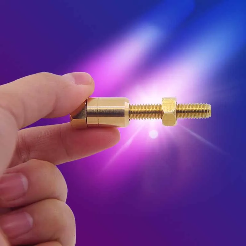 Accesorios mágicos de primer plano para principiantes, tornillo de rotación mental, Idea de juguete, accesorios mágicos, espectáculo de magia divertido