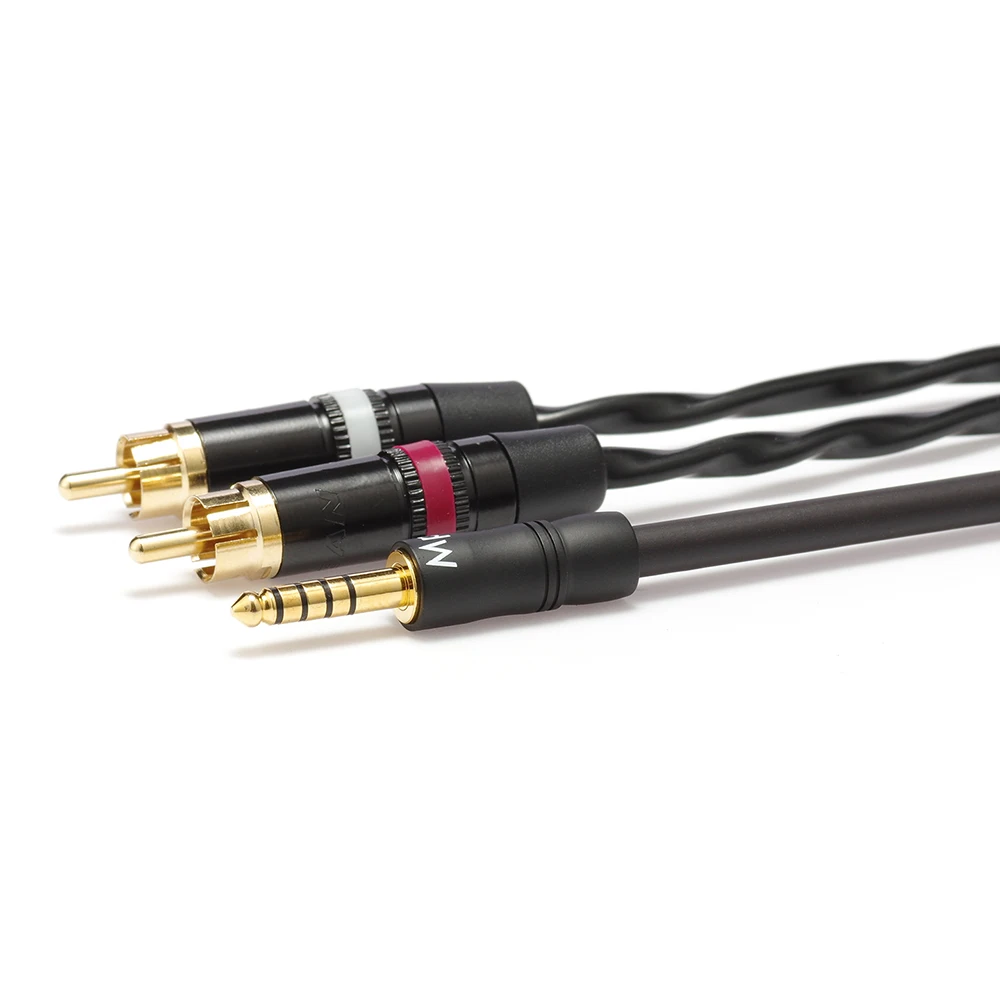■Japan Mogami 2534 Hifi 4.4mm To 2rca Male Balanced Audio Cable Neutrik Rean Mps Gold-Plated Plugs  |  Player amplifier cable