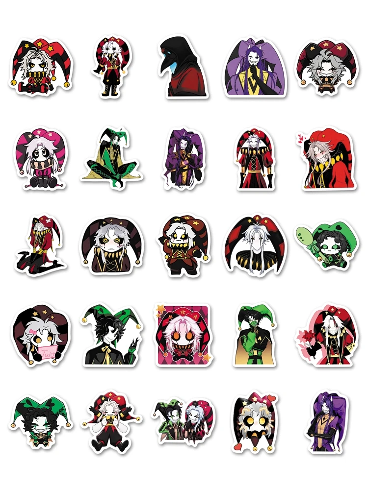 50pc Cartoon The Freak Circus Cute Graffiti Stickers Suitcase Laptop Skateboard Personalized Stickers