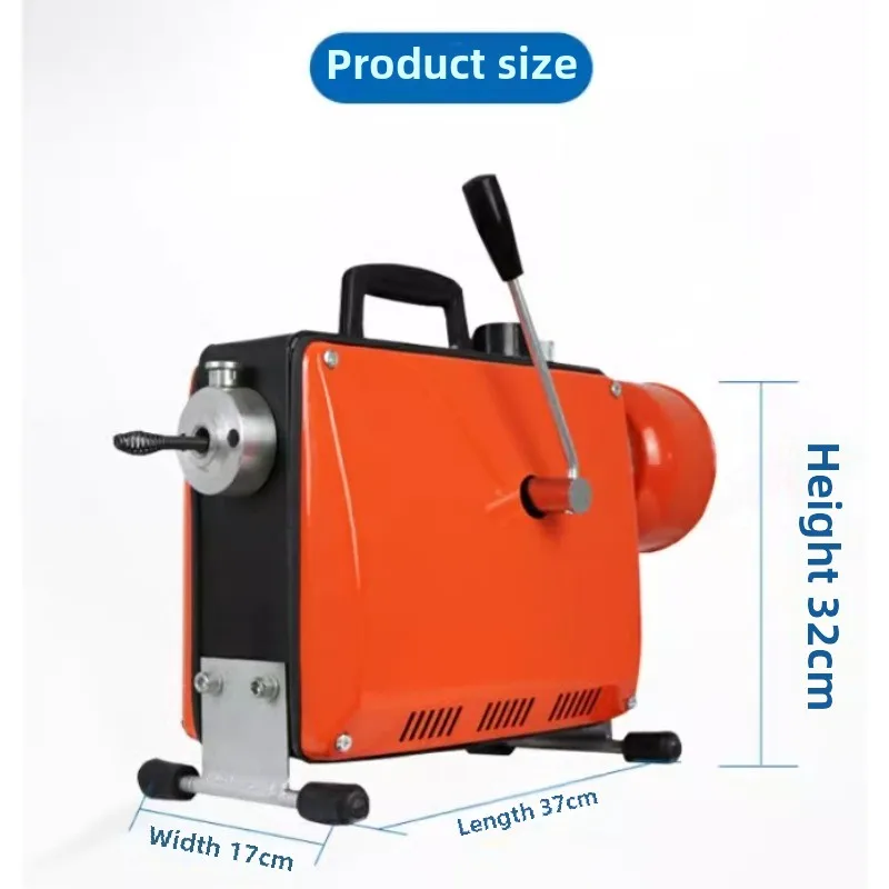 

Professional Electric Pipe Dredge Machine Automatic Sewer Dredger Toilet Floor Drain Dredging Cleaning Machine 2200W/3000W