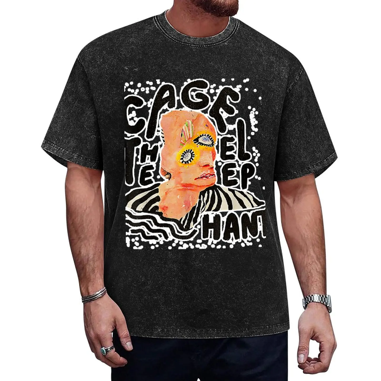 

Retro Cages Distresseds The Elephant S T-Shirt new gifts and t-shirts anime t shirts mens clothes