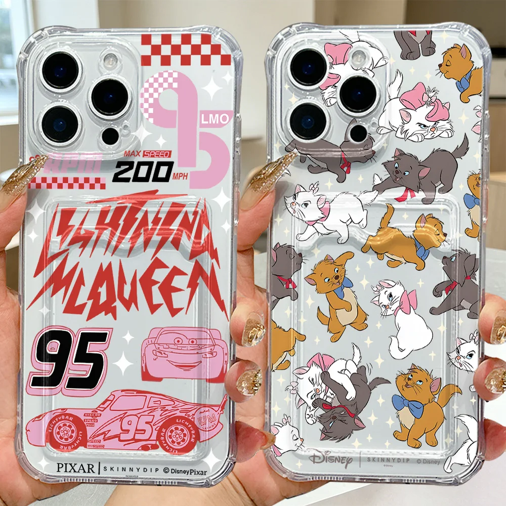 Winnies the Poohs Card Hold Phone Case For Samsung Galaxy S26 S25 S24 S23 S22 S21 S20 FE Edge Plus Ultra M33 M53 M54 5G Airbag