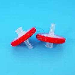 실험실용 PTFE 주사기 필터, 0.22, 0.45, 1.2um 멤브레인, 13mm, 25mm, 100 개