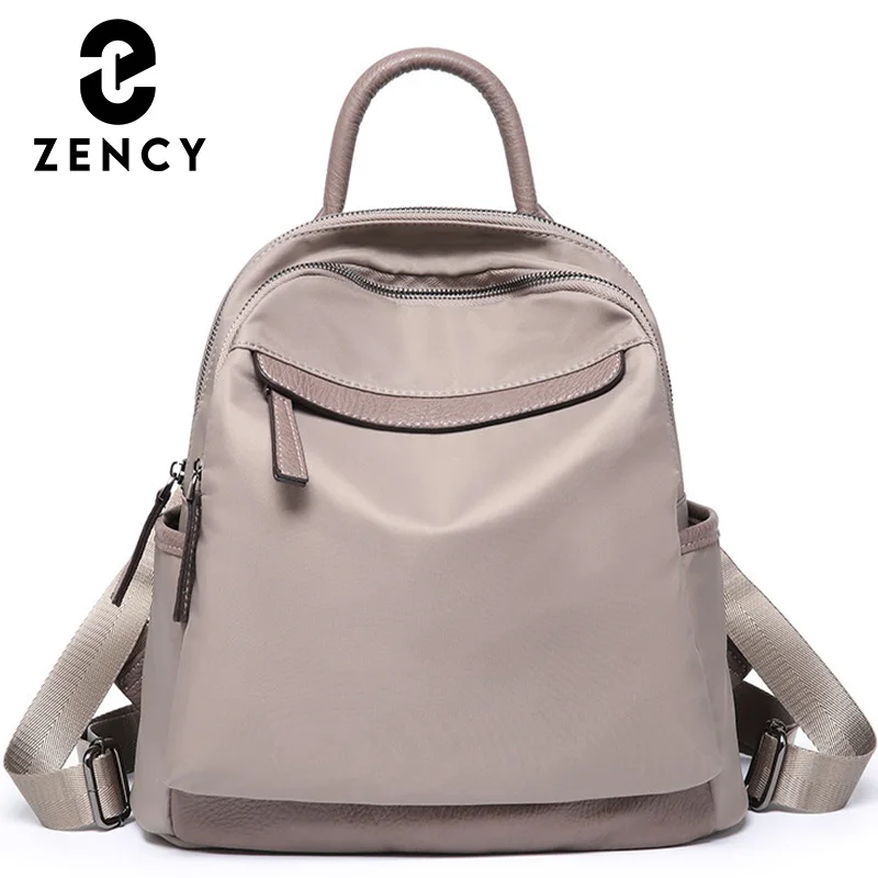 

Zency Fashion Classic Women's Backpack Waterproof Nylon Anti-theft Bag Travel Camping Leisure Student School Bag High Quality