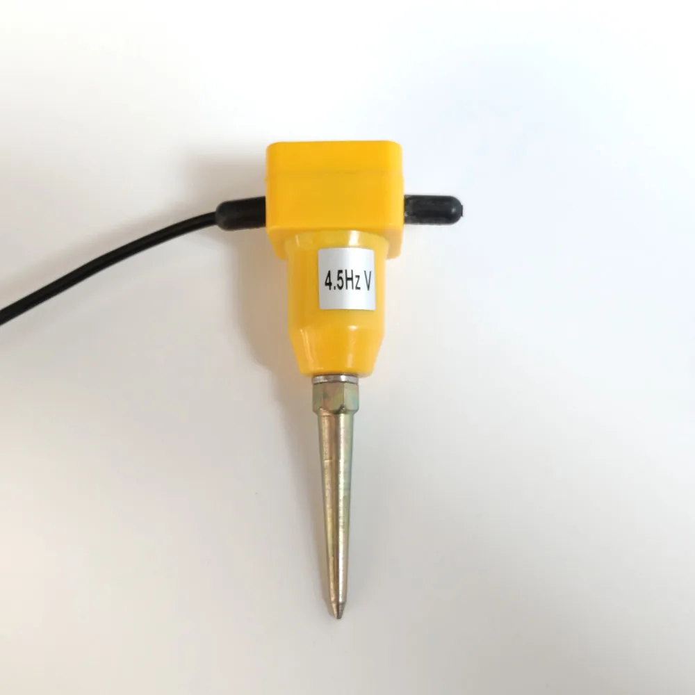 Single Geophone 4.5 Hz Vertical in Waterproof Land case with 5 Hole Female XLR Connector, Seismic Geophone String 4.5Hz