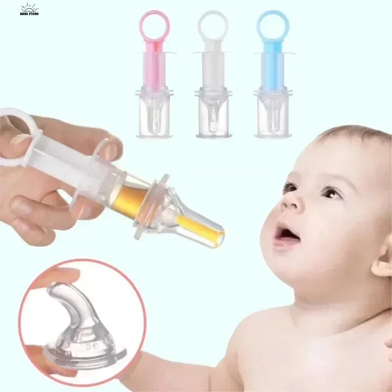 Baby Syringe Shape Feeder Newborn Dropper Medicine Feeder Needle Feeder Squeeze Medicine Dropper Dispenser Pacifier Baby Stuff