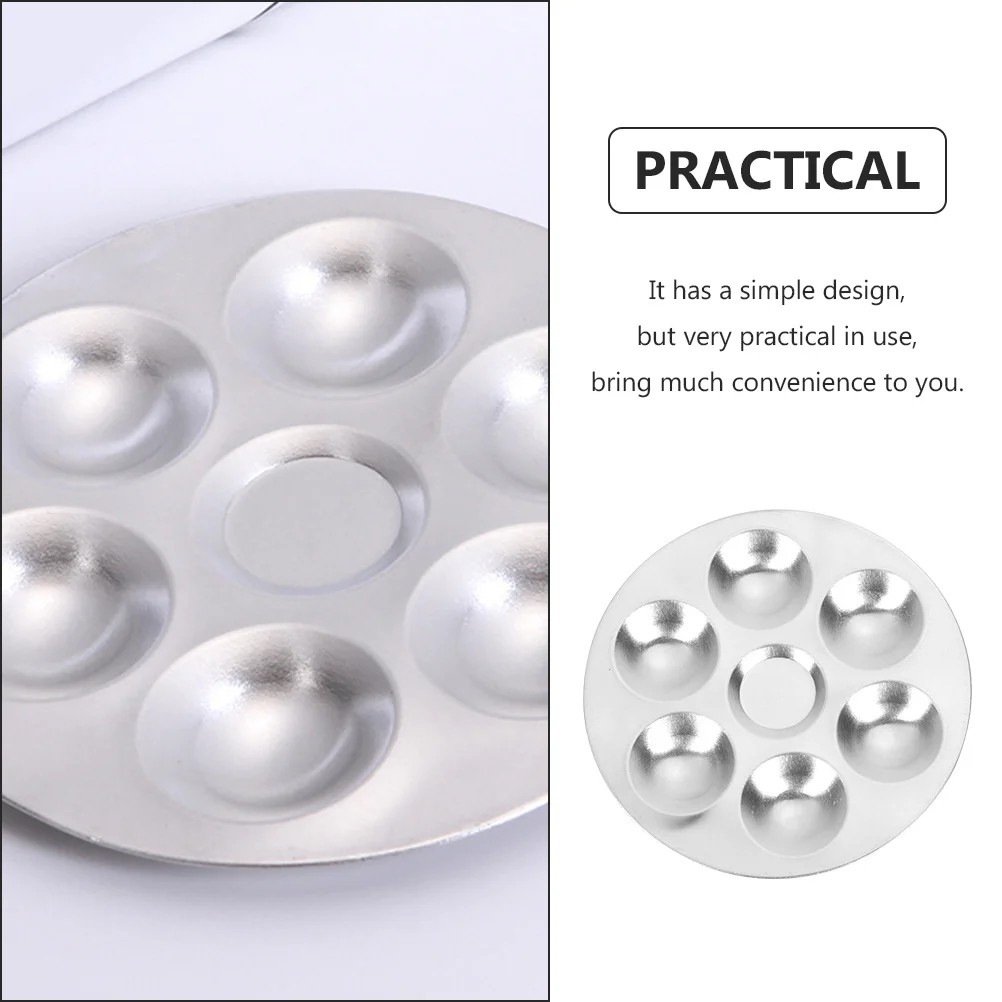 

2Pcs Stainless Steel Painting Tray DIY Art Drawing Trays Premium Craftsmanship Sturdy Smooth Surface Must Have Supplies