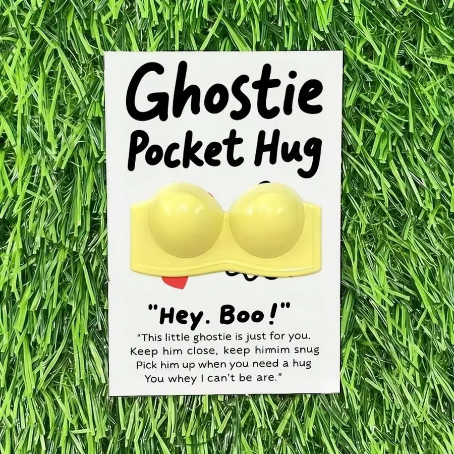 1/5/10/20/50/100pcs Cute A good friend is like a bra Novel bra pocket hug gift card set, synthetic resin, unique encouragement c