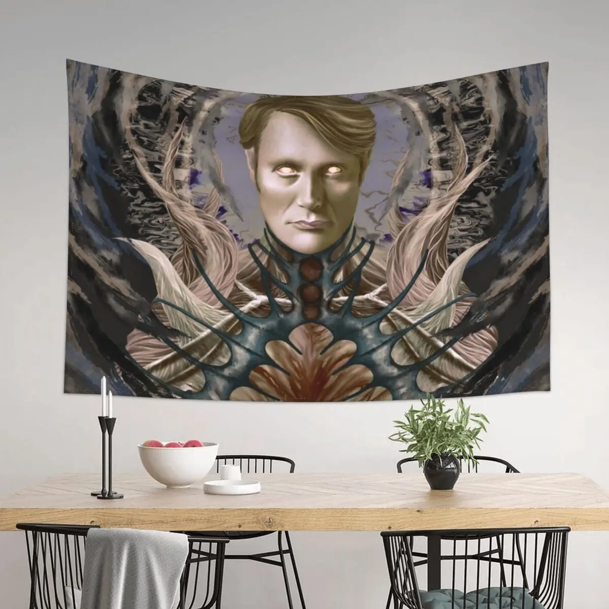 

HANNIBAL: Deity Tapestry Things To The Room Home Decorations Aesthetic Home Decoration Tapestry