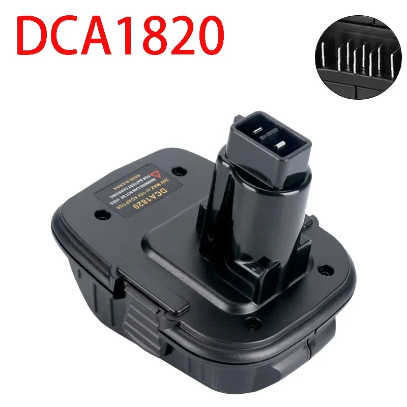 

For Dewalt 18V To 20V Adapters, Compatible with For Dewalt 20V Lithium-ion Batteries DCA1820 Adapter for 18V Lithium-ion Battery