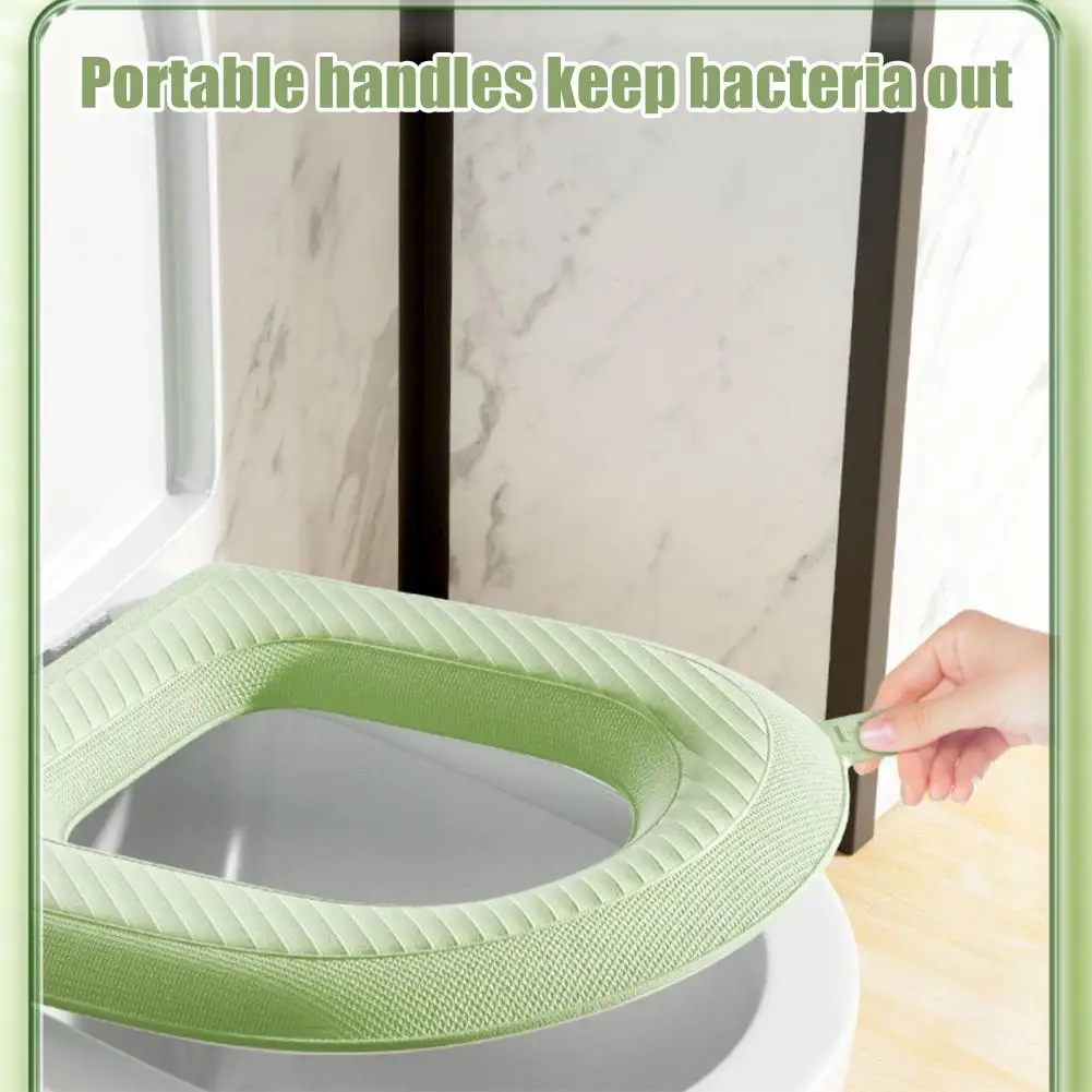 1pcs High Foam Waterproof Toilet Seat Wash-Free Washable Toilet Seat Cover Toilet Seat in Winter Lovely Wind Toilet Top Seat