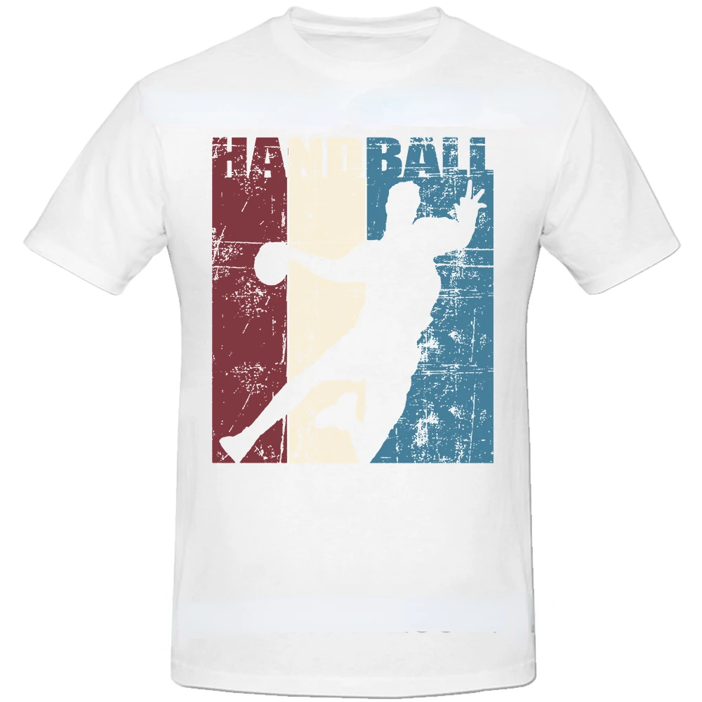 Keep calm and play handball graphic tshirts Summer Style Casual Comfortable Streetwear Short Sleeve Birthday Gifts Mens Clothing