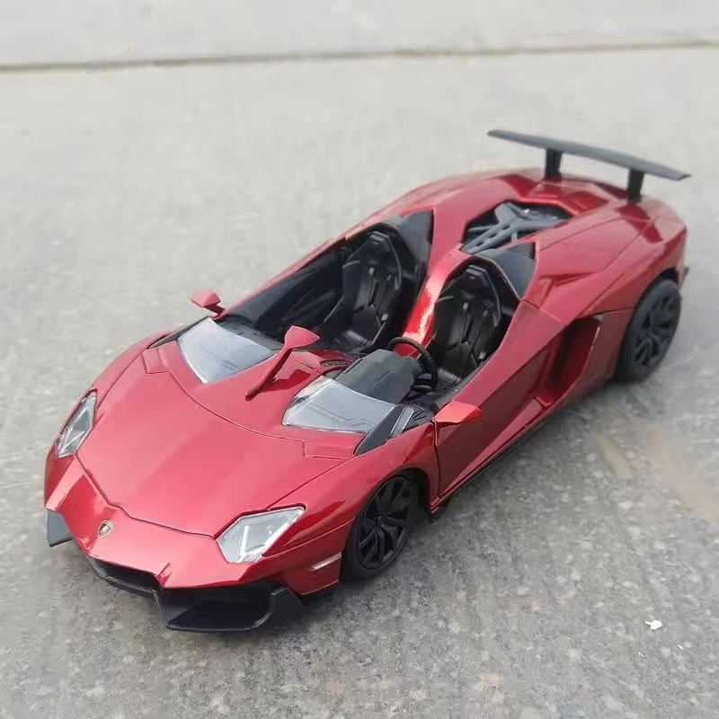 1:24 Aventador J 700J Alloy Sports Car Model Diecasts Metal Toy Race Vehicles Car Model High Simulation Collection Kids Toy Gift