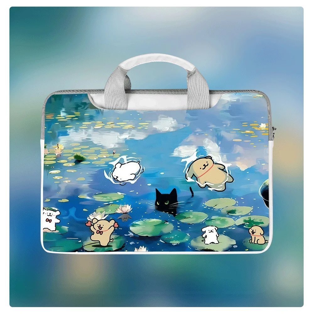 

Cute Cartoon Dog Laptop Bag Custom Printed Waterproof Case Shockproof 12 13.3 14 15.6 16Inch Holiday Student Tablet Case Gift