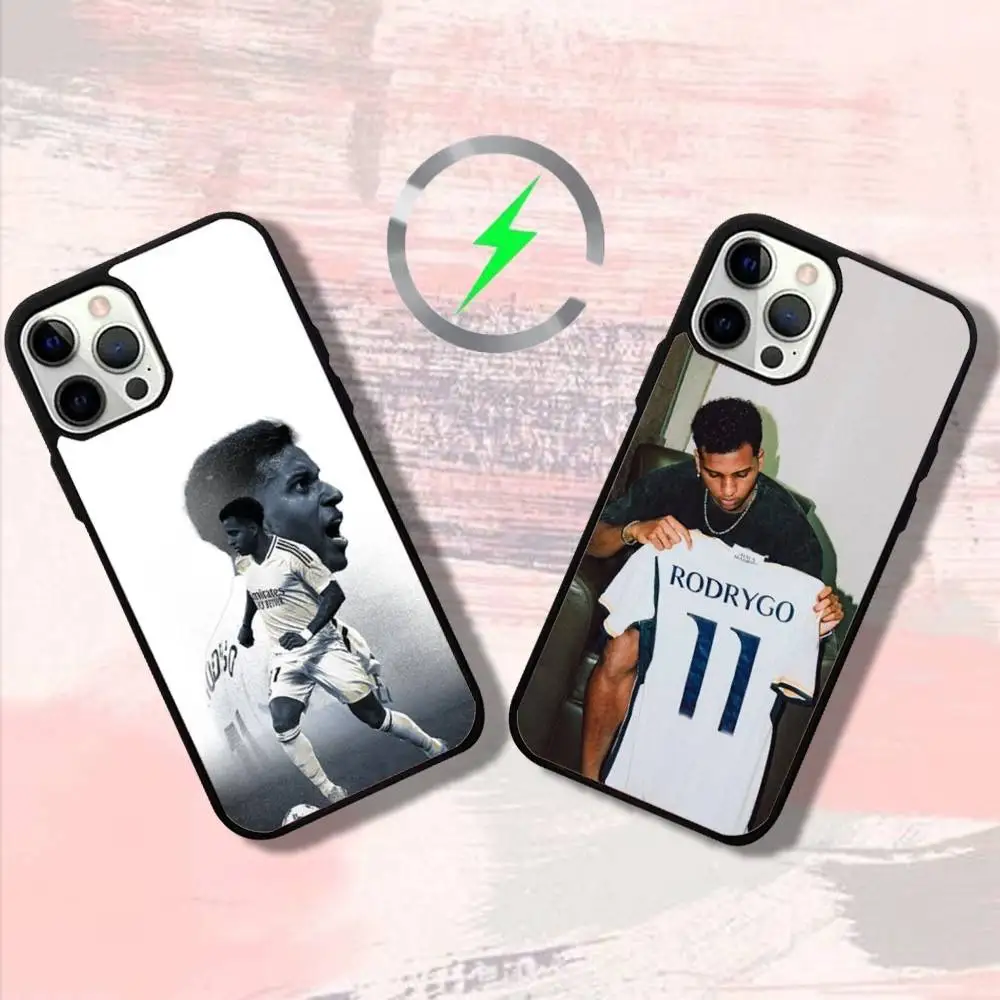 

Football R-Rodrygos Goes Phone Case For iPhone 17,16,15,14,13,12,11,Pro,Max,Plus,Mini,SE4,E Magnetic Magsafe Wireless Charging
