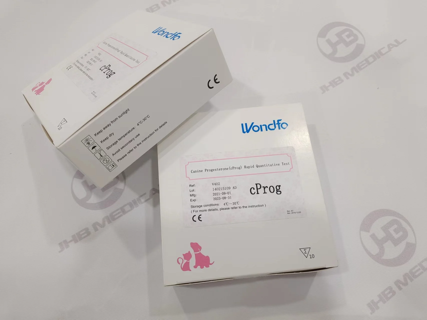 Wondfo Vet Progesterone Test Kit Progestrone Test for Dog Progestrone Test Finecare Dog Analyzer Canine Prog(cProg)