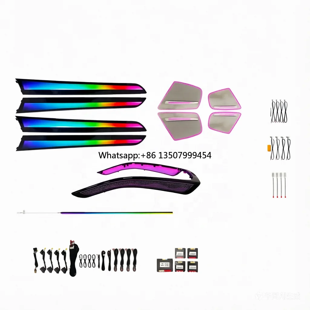 

A5 2010-2016 Car Ambient Light Interior Lighting Symphony LED Colorful Complete Set Speaker Light OEM 9-16V 1 Year
