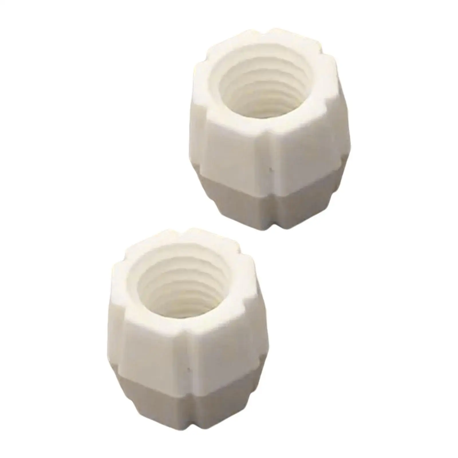 

2x Toothpaste Refill Adapter Conversion Connector Toothpaste Transfer Tool White