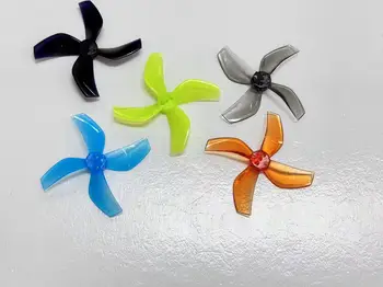 4 זוגות 8 יחידות GEMFAN D51 2020 2x2x4 2 אינץ '50.3mm 4-להב פרופלר PC 1.5mm עבור RC FPV Racing Freestyle Tinywhoop BETA85X רחפן