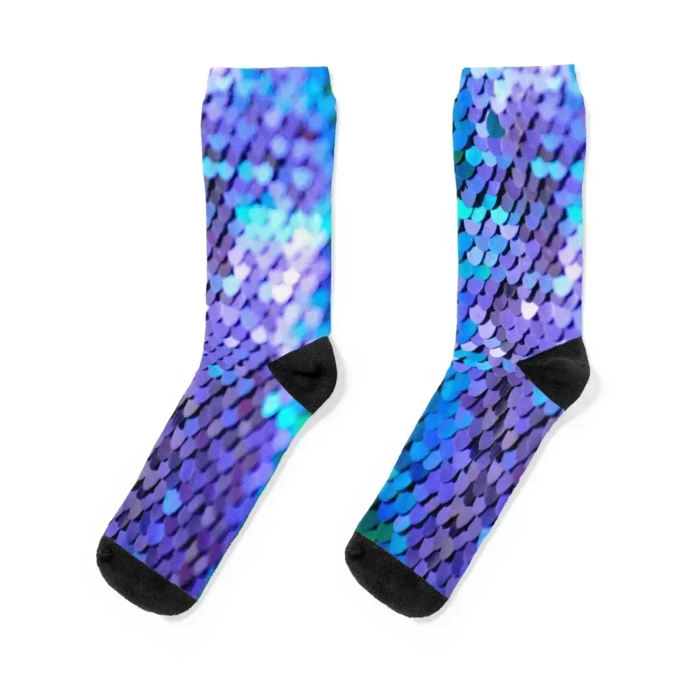 Memaid scales in sequin Socks winter thermal designer brand compression valentine gift ideas Women's Socks Men's