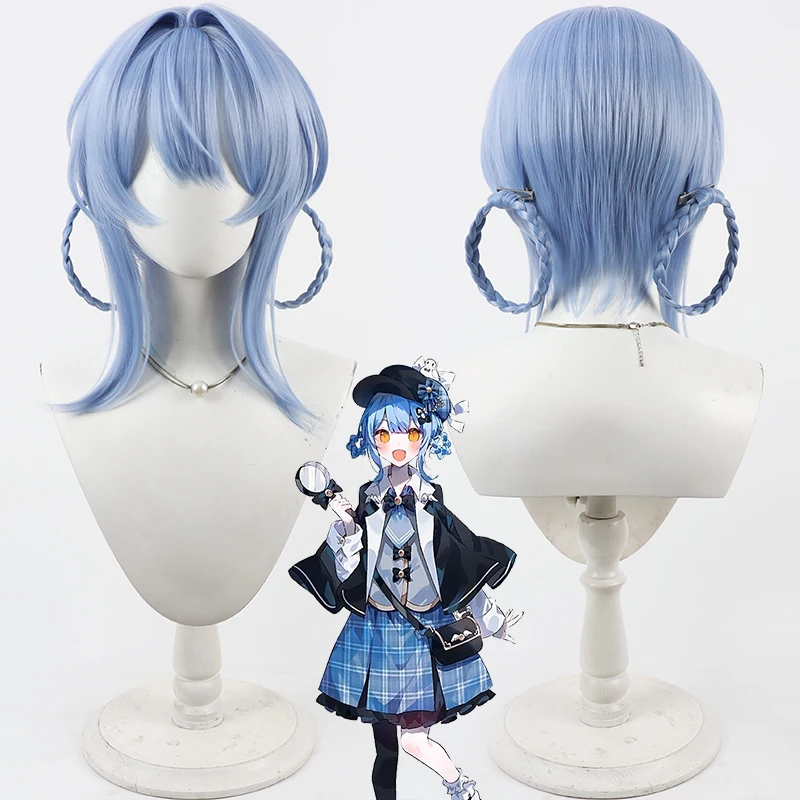 لعبة السحرية فتاة الساحرة المحاكمات تاتشيبانا شيري شعر مستعار تأثيري هالوين كرنفال الدعائم الطرف الشعر الاصطناعية ألياف مقاومة للحرارة +