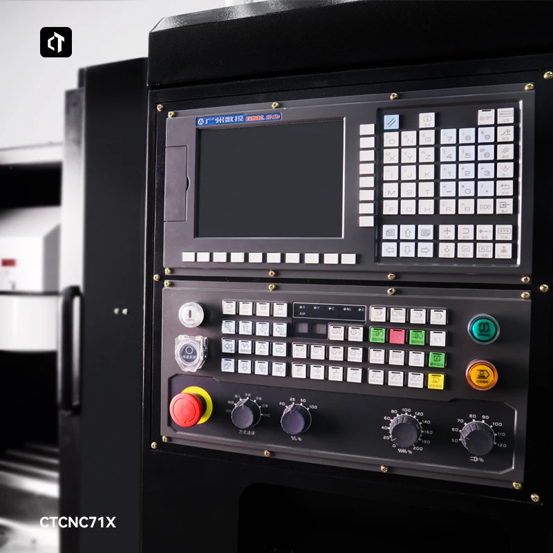 Ctcnc71X عمودي أربعة محاور مركز الثقيلة جديد GSK نظام التحكم باستخدام الحاسب الآلي الحفر طحن نظام عدد واسع الخيزران قبعة سكين