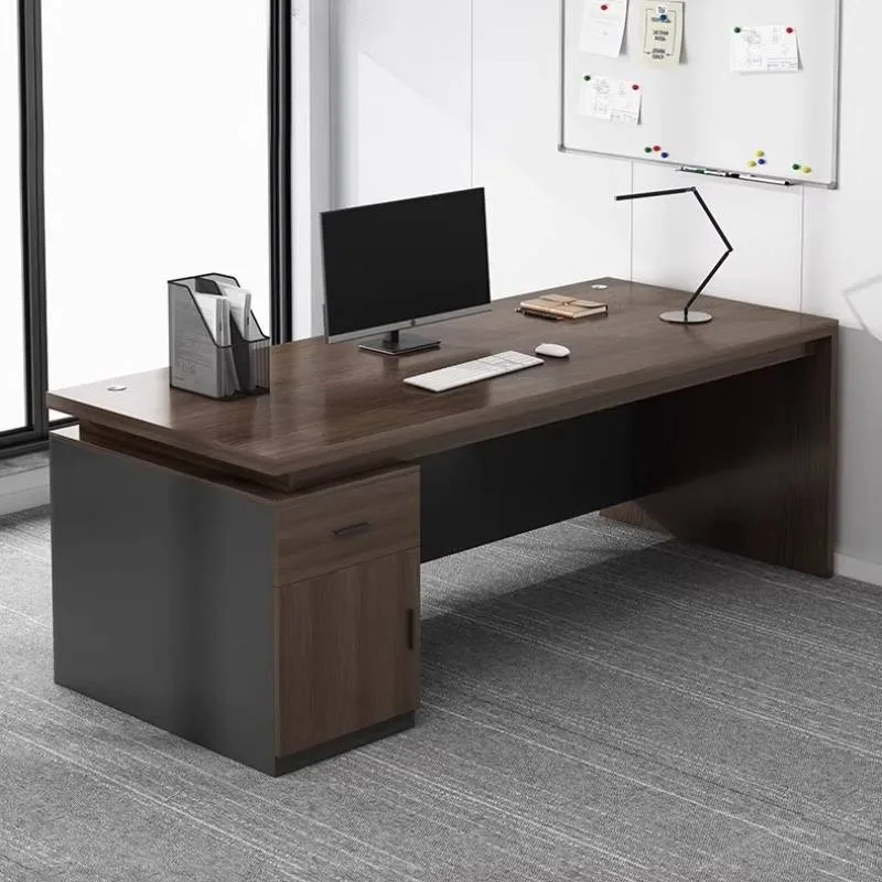 Storage Rack Computer Desk Aesthetic Extension Wood Desktop Office Desk Decorations Drawers Mesa De Escritorio Furniture