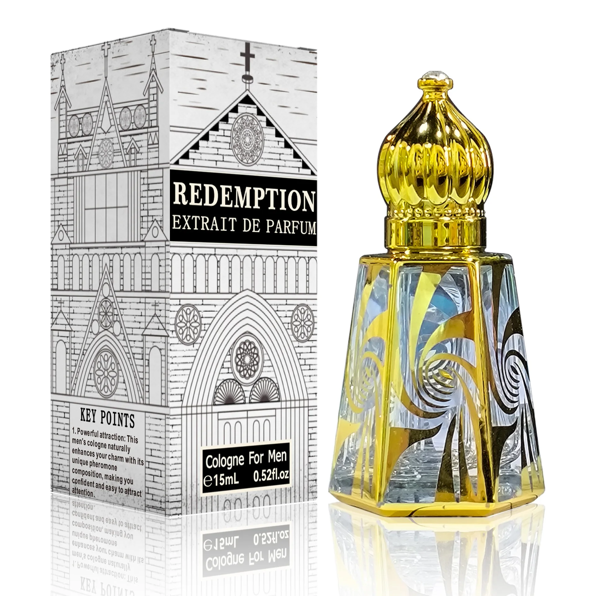 Perfume en Roll-on con Feromonas para Hombre, Fragancia Duradera, Perfume para Citas, Colonia Aromática, Adecuado para Citas y Uso Diario