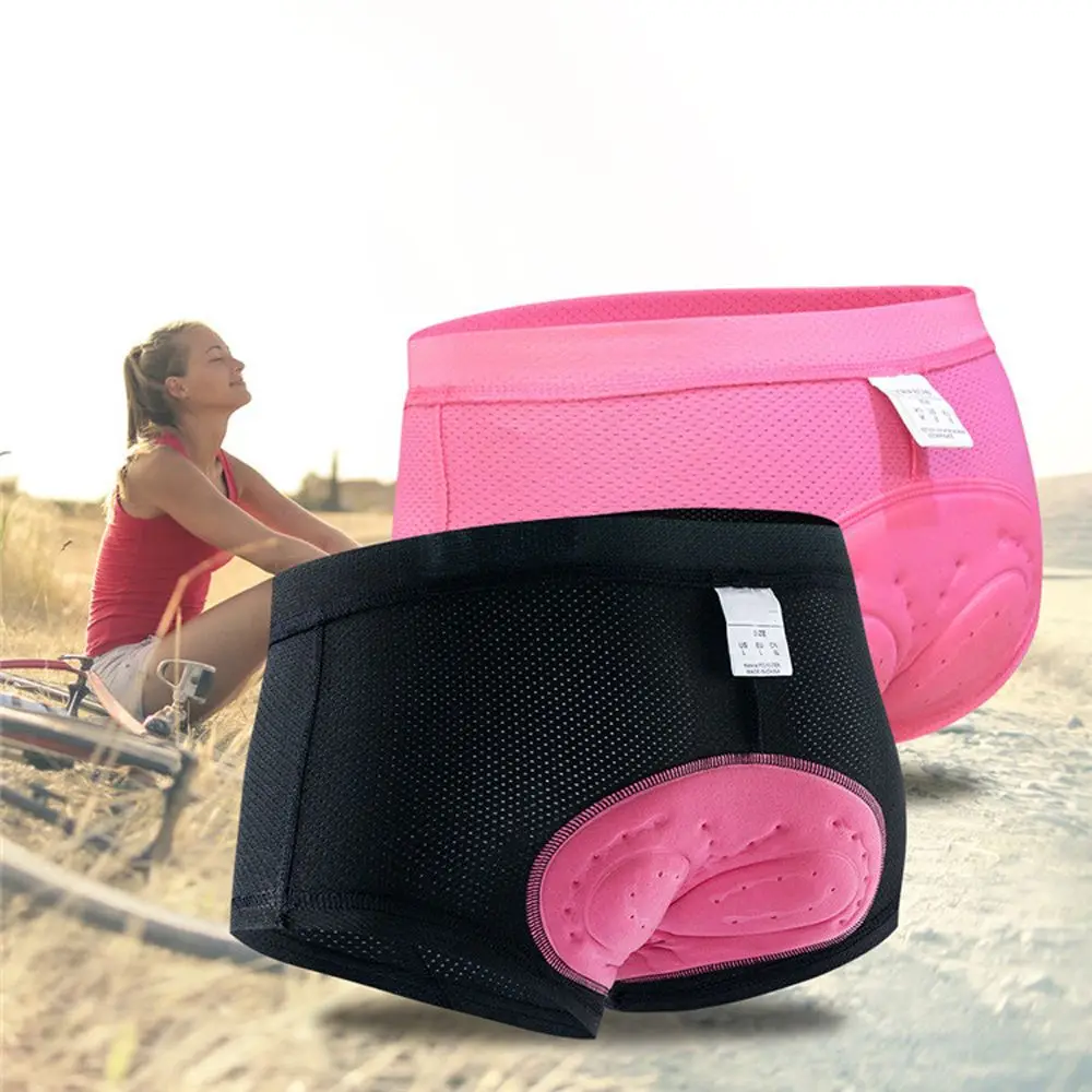 

Шорты-трусы для велоспорта с защитой от пота, женские велосипедные шорты с 3D гелевой подкладкой, велосипедное нижнее белье