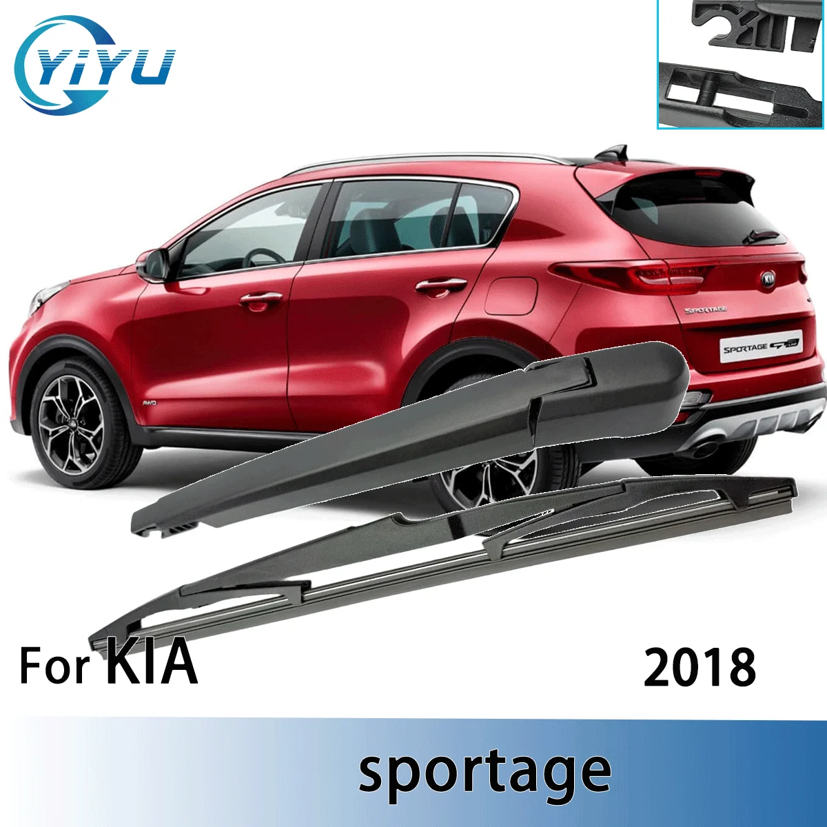 1/2 Stück Heckscheibenwischerblatt Wischerarm-Set für KIA Sportage 2018 Windschutzscheibenwischer Bürsten