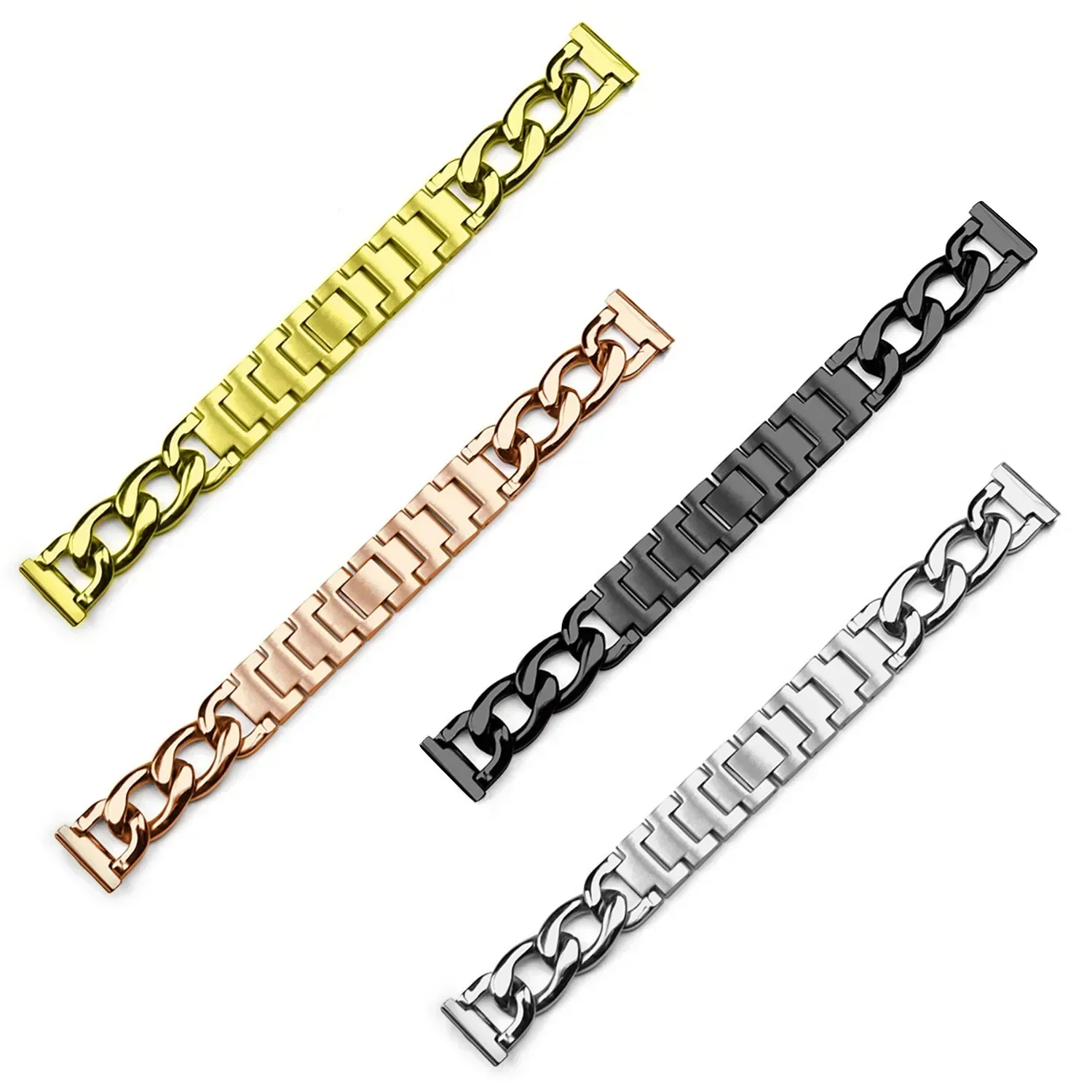 22mm 20mm Strap for Samsung Galaxy Watch 5 4 40mm 44mm Pro 45mm Metal Band 42mm 46mm Gear s3 active 2 for Huawei GT Wristband