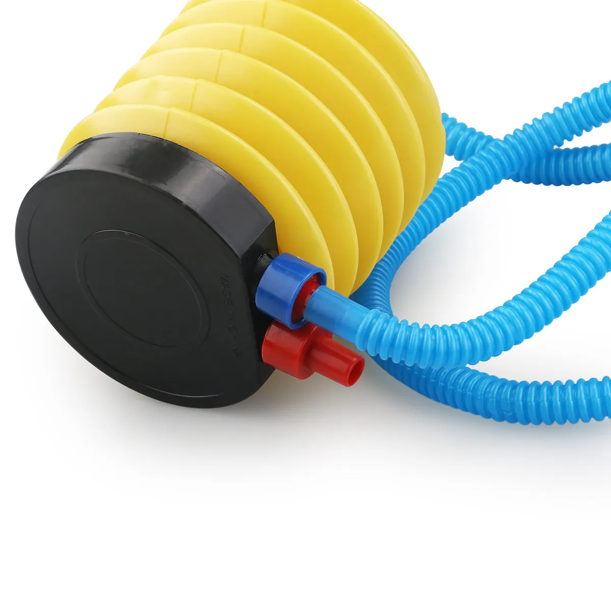 

Portable Mini Balloon Pump Inflator Blue Yellow Small Size Fast Inflate Deflate Hose Air Pump Balloon Inflator