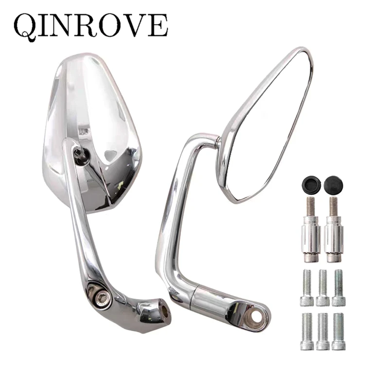 

Зеркало заднего вида для мотоцикла 8/10 мм, универсальное боковое зеркало из АБС-пластика для Honda CB500F CB650R PCX125 Shadow 600 Ducati Monster 696 937