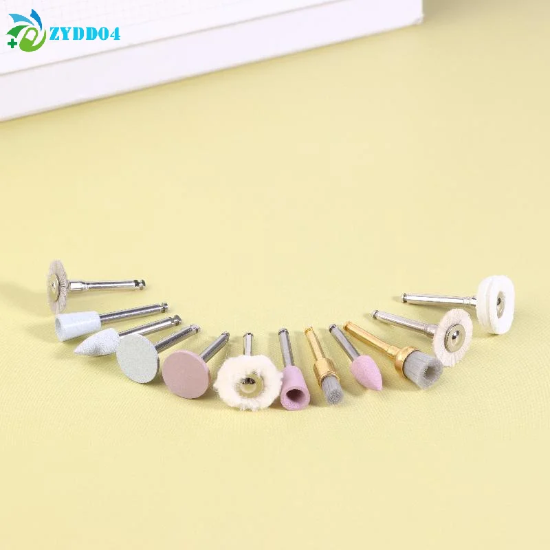 ●12 Pcs/Box Upgraded Silicone And Brush Grinding Head Mixed Polishing Tool