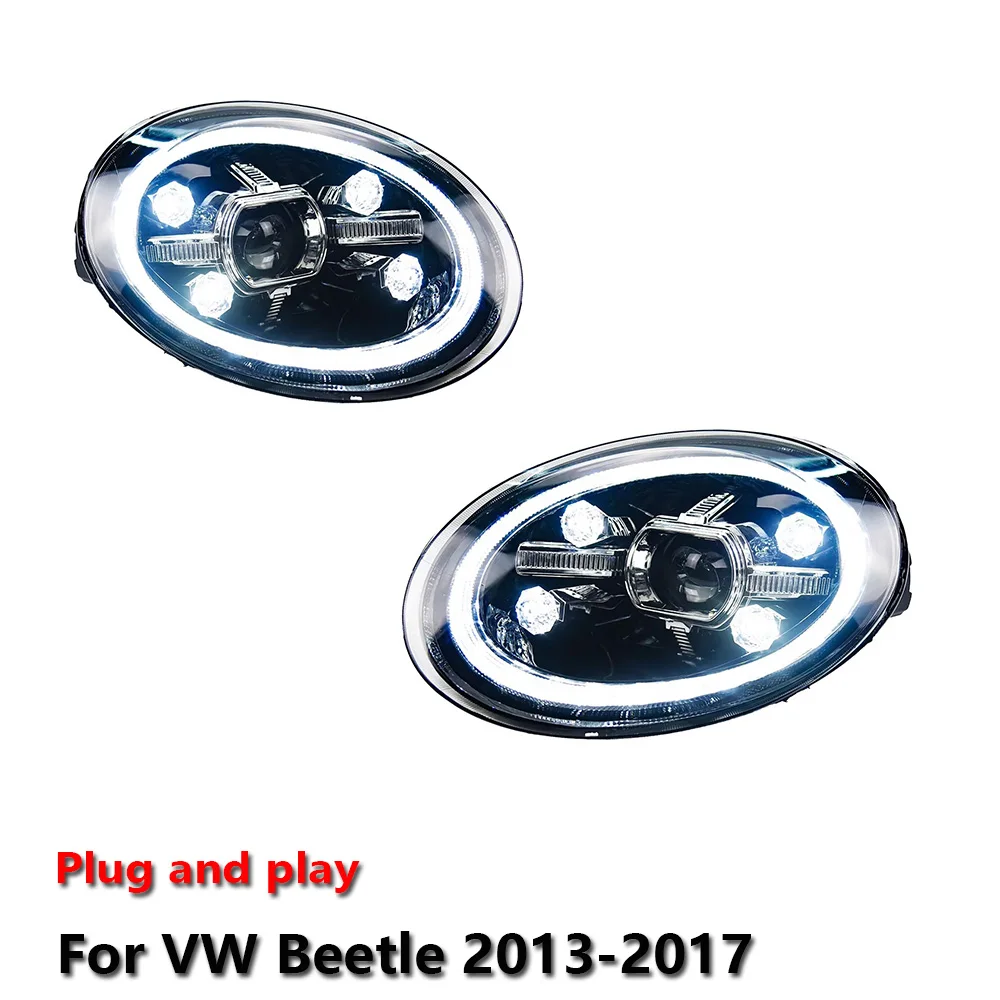 

Car LED Upgrade Headlight Accessories For VW Beetle 2013-2017 DRL Brake Turn Signal Lamp Plug and Play