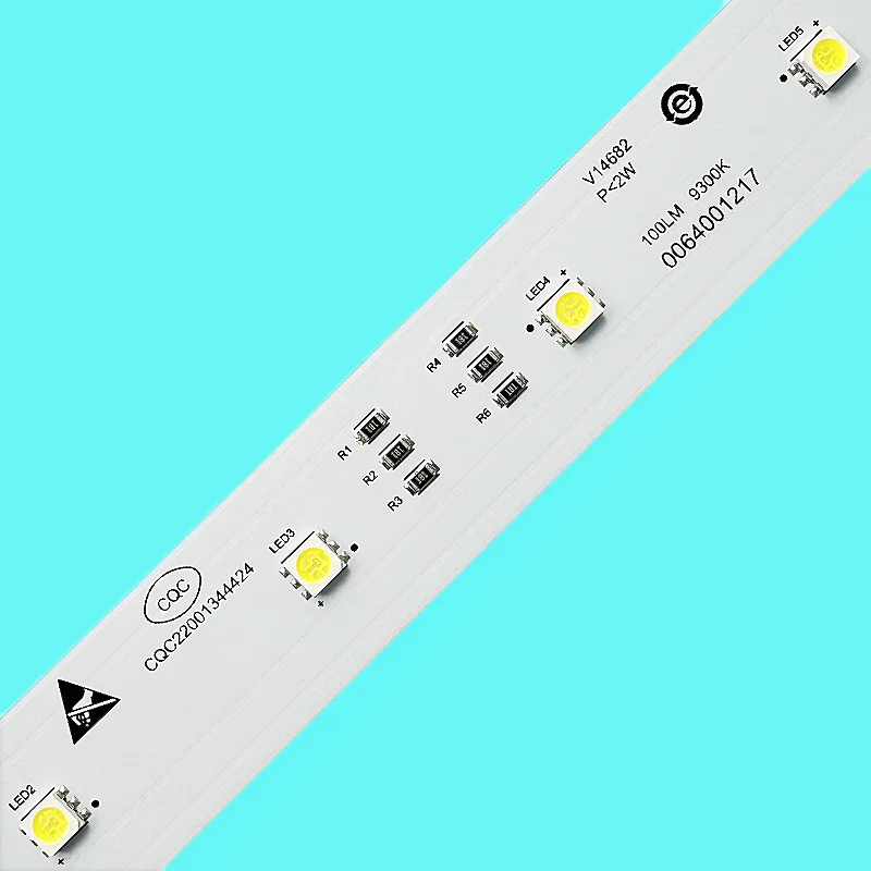 1Pcs/set 0064001217 LED For Haier Refrigeration Lighting LED Strip BCD-320WDCA BCD-321WDVI