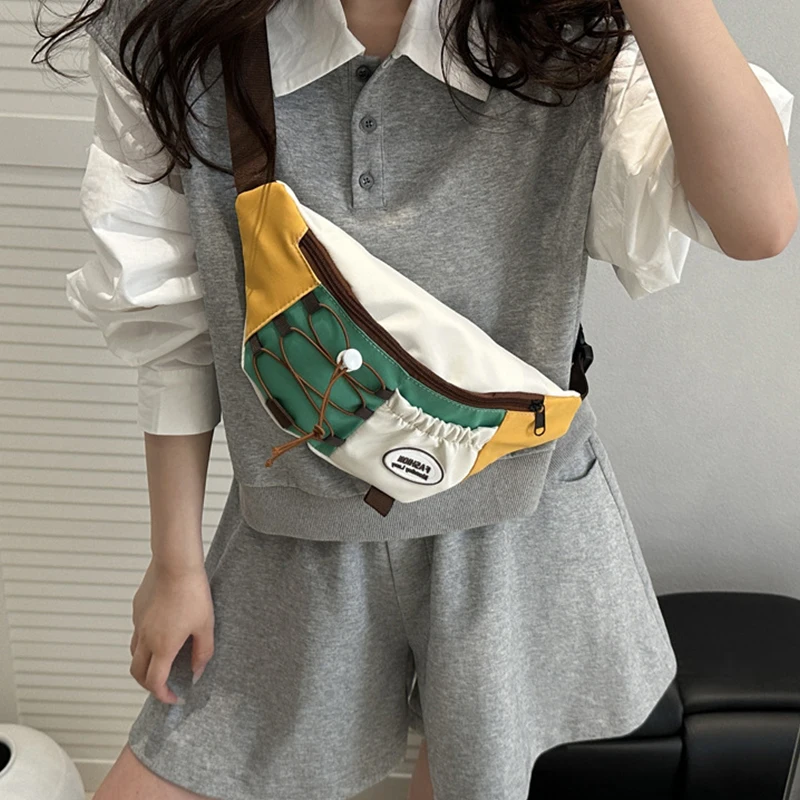 

Casual Nylon Hobo Crossbody Chest Bag For Women Designer Shoulder Bags Large Capacity Tote Lady Travel Sports Shopper Bag Purses