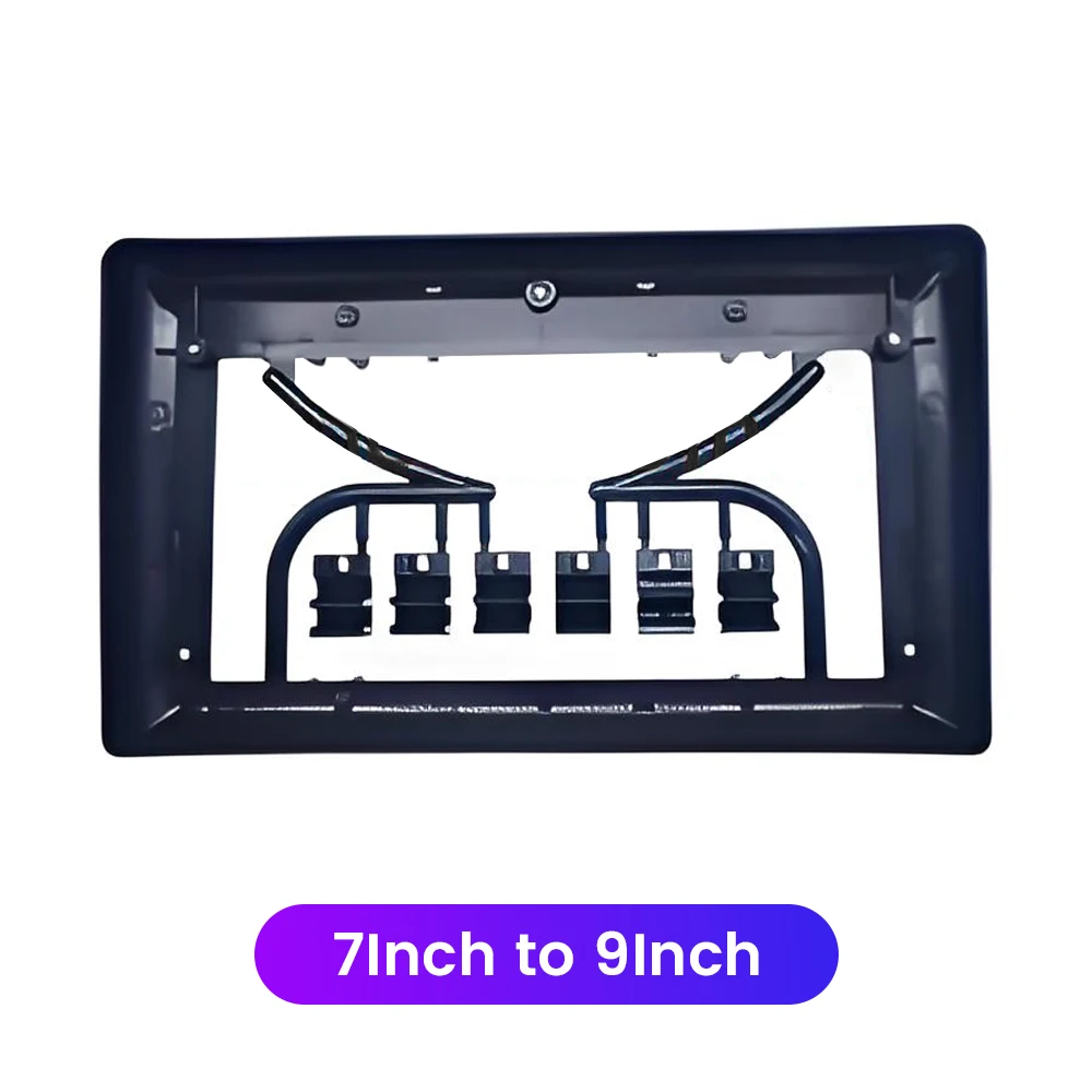 

7" to 10" 7" to 9" 9" to 10" 2 Din Universal Fascia Panel Conversion Car Radio Frame Conversion 10 Inch to 7 Inch to 9 Inch
