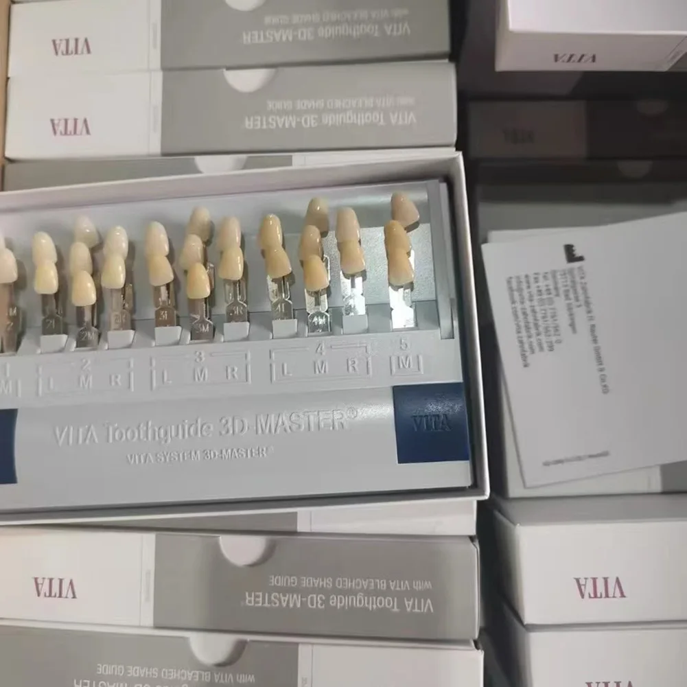 4 Models VITA Toothguide Dental Shade Guide 3D Master Bleach Porcelain Comparator VITAPAN Classical Tooth Whitening Comparator view 5