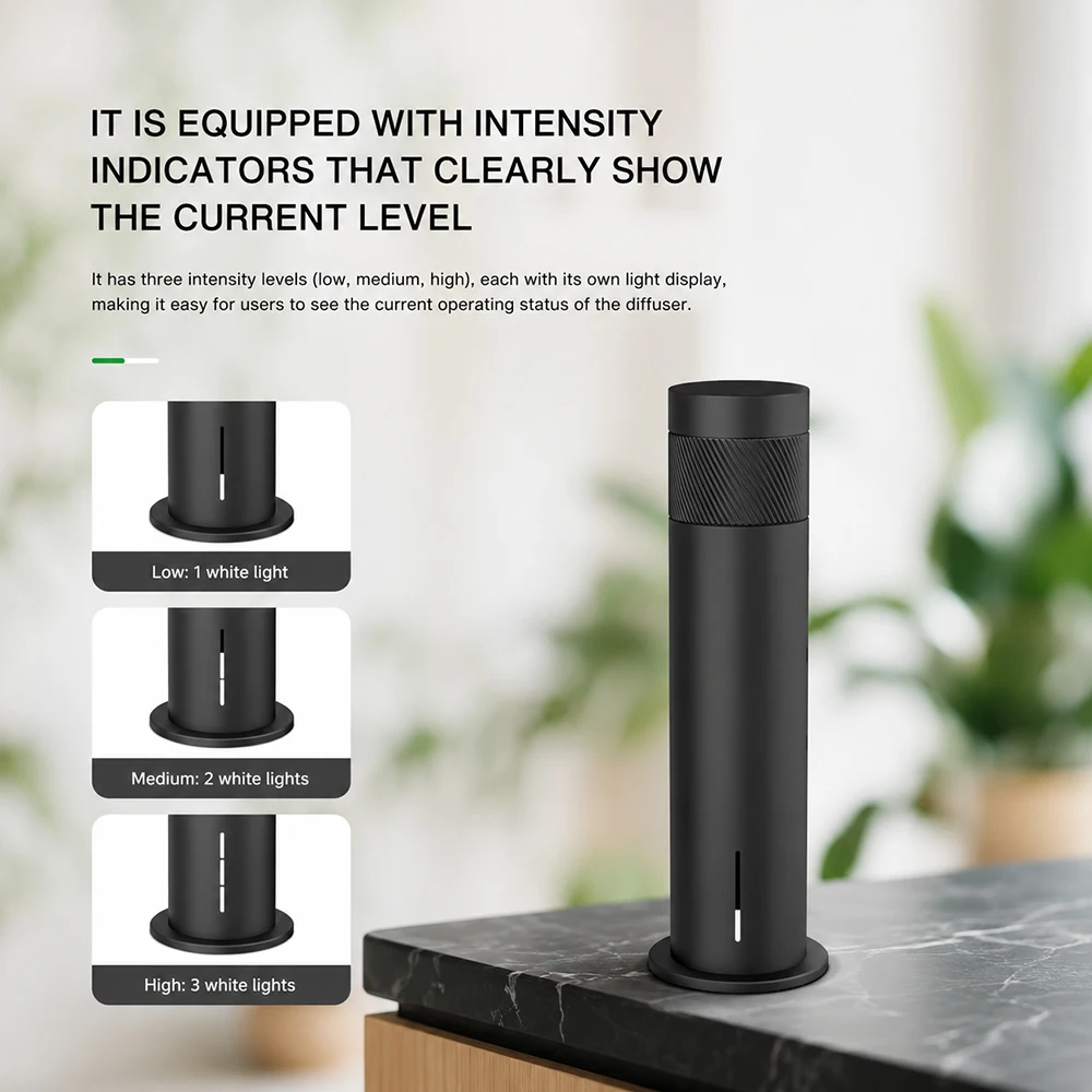 TEABLUM 200m³ Smart Electric Smell Distributor Fragrance Diffuser Waterless Scent Diffuser Essential Oil Diffuser Large Room - view 4