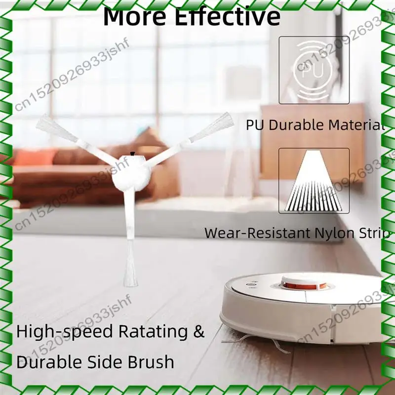 -BOFF 15 шт. для Xiaomi Mi Robot Vacuum Mop 2C STYTJ03ZHM Mijia, детали робота-пылесоса, основная боковая щетка, фильтр, ткань для швабры