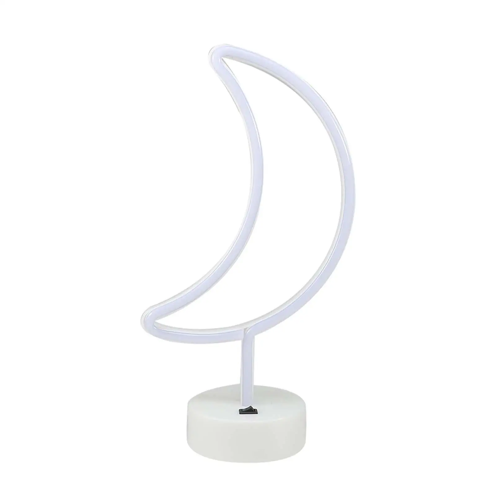 Appeso luna luce decorazioni per la casa ornamento centrotavola cava LED luce al Neon per regali finestra accessorio per feste all'aperto