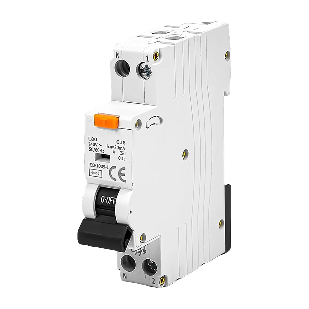 

Compact Circuit Breaker 16 Amp Circuit Breaker Fast Reaction Time 0.1s Flame-Retardant Material Household And Industrial Use