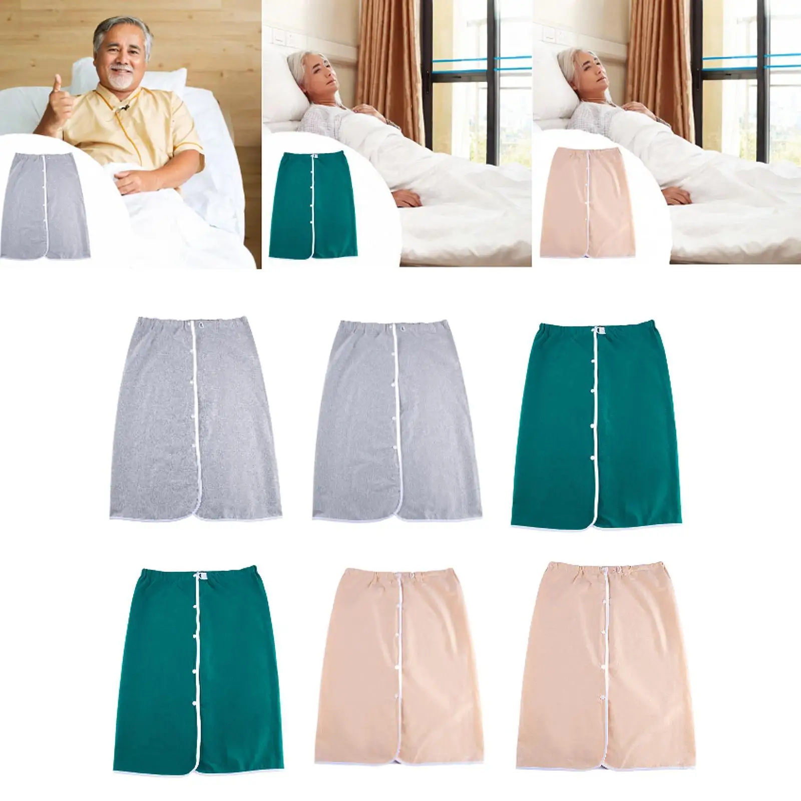 تنورة حفاضات للبالغين، وسادة سرير سلس البول، قابلة للغسل، حماية سرير رعاية المسنين #1